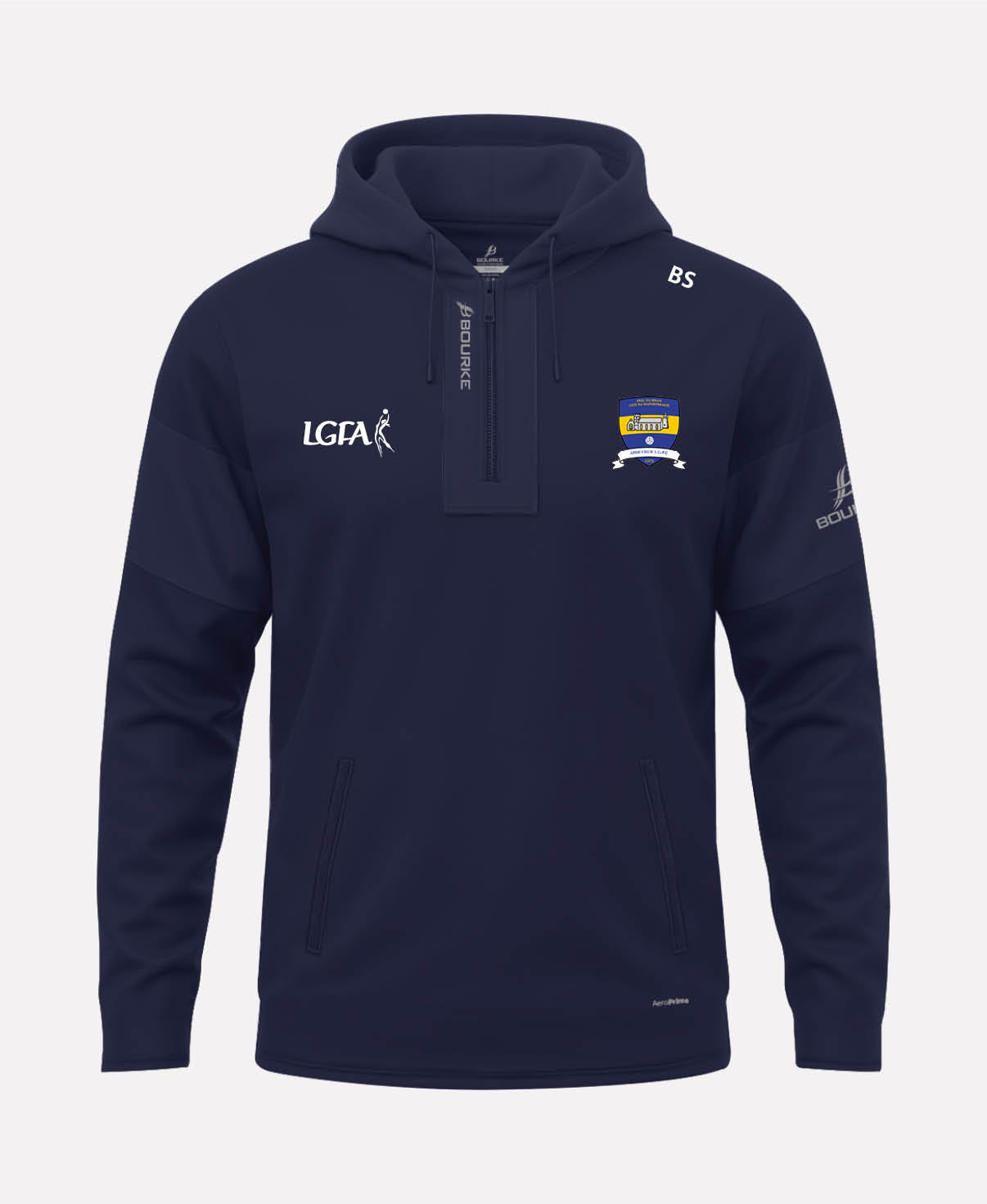 Abbeyside LGFA TEASRA Half Zip Hoodie (Navy)