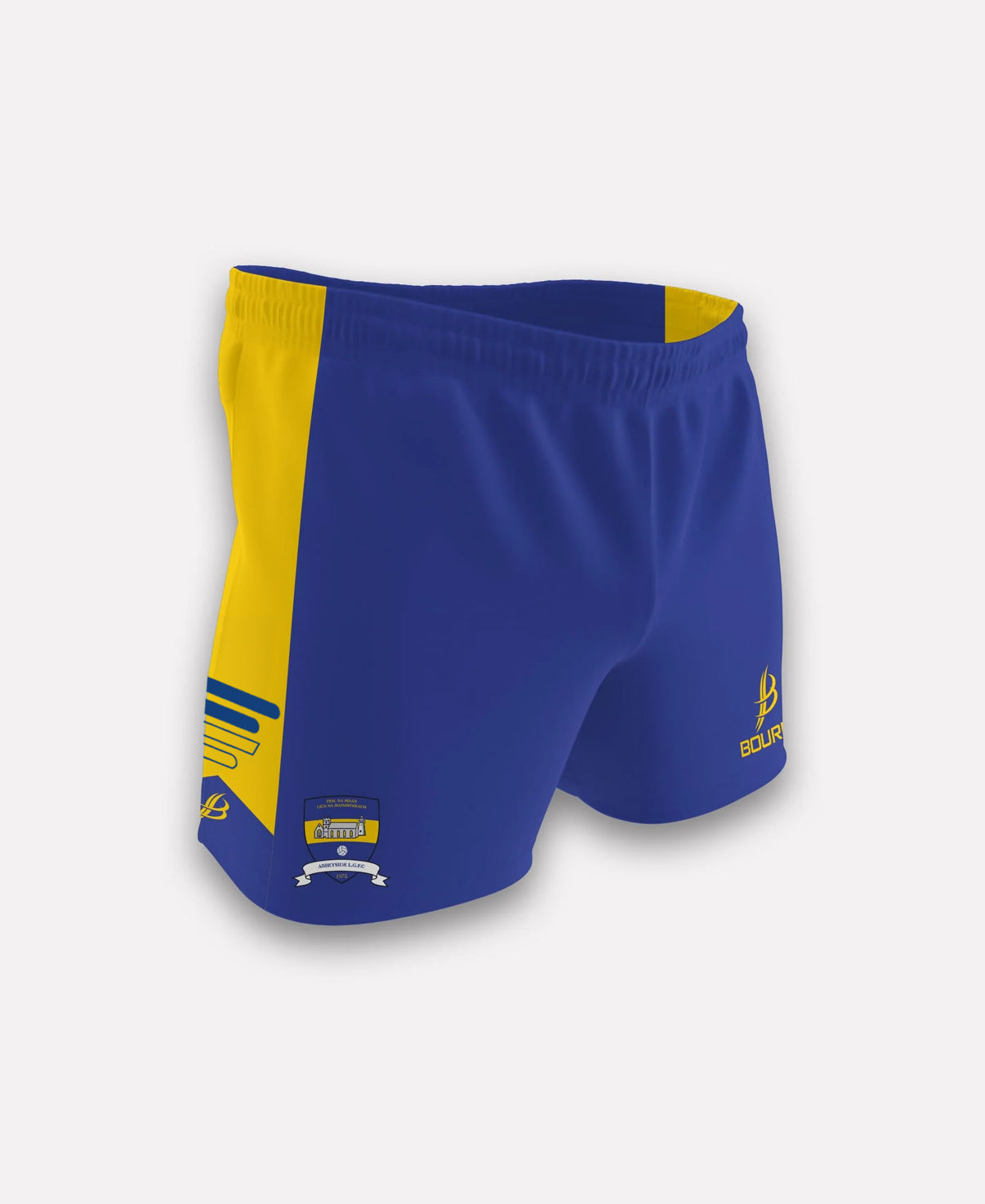Abbeyside LGFA Training Shorts (Blue/Amber)