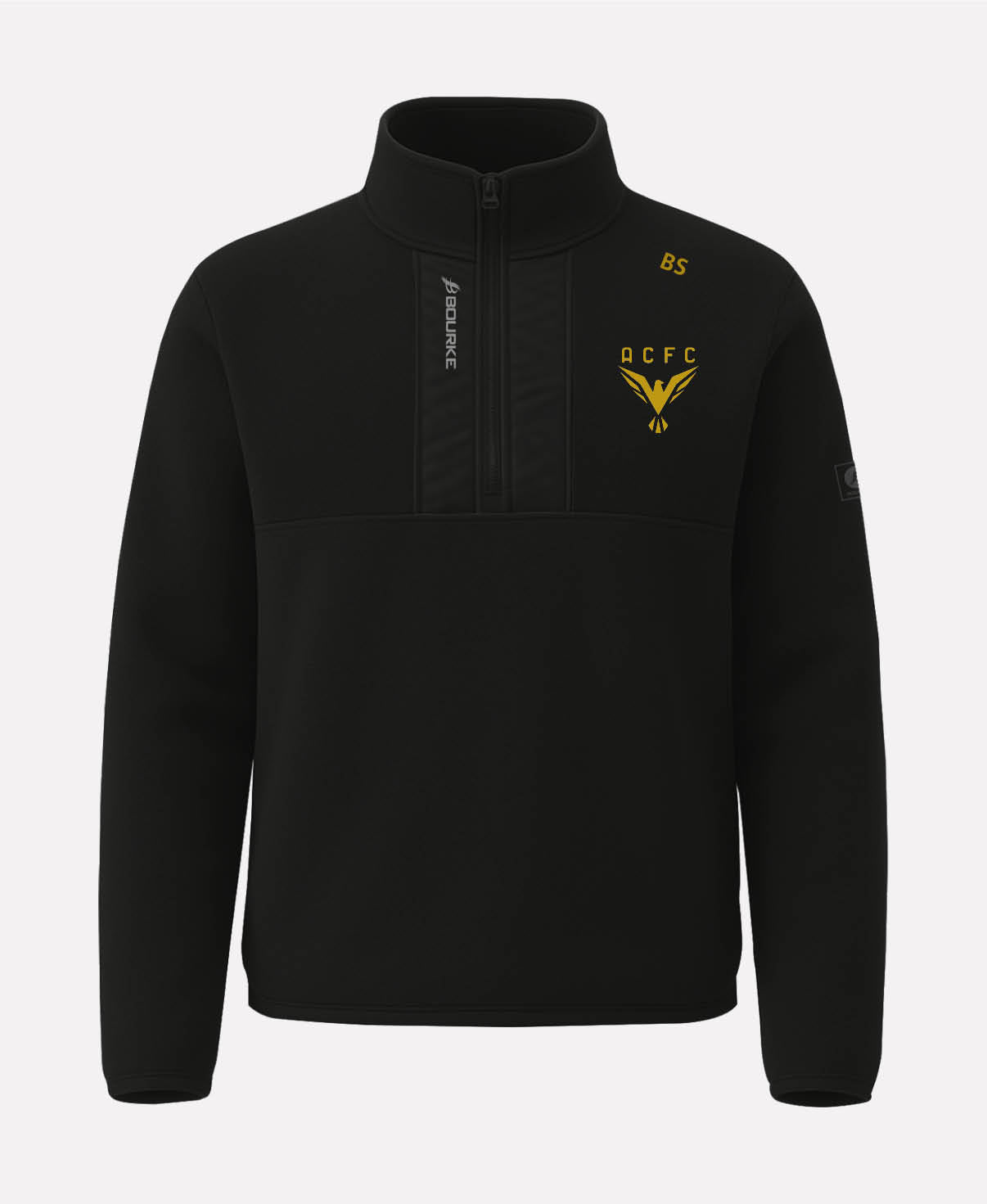 Andersonstown Community FC TEASRA Half Zip Fleece (Black)