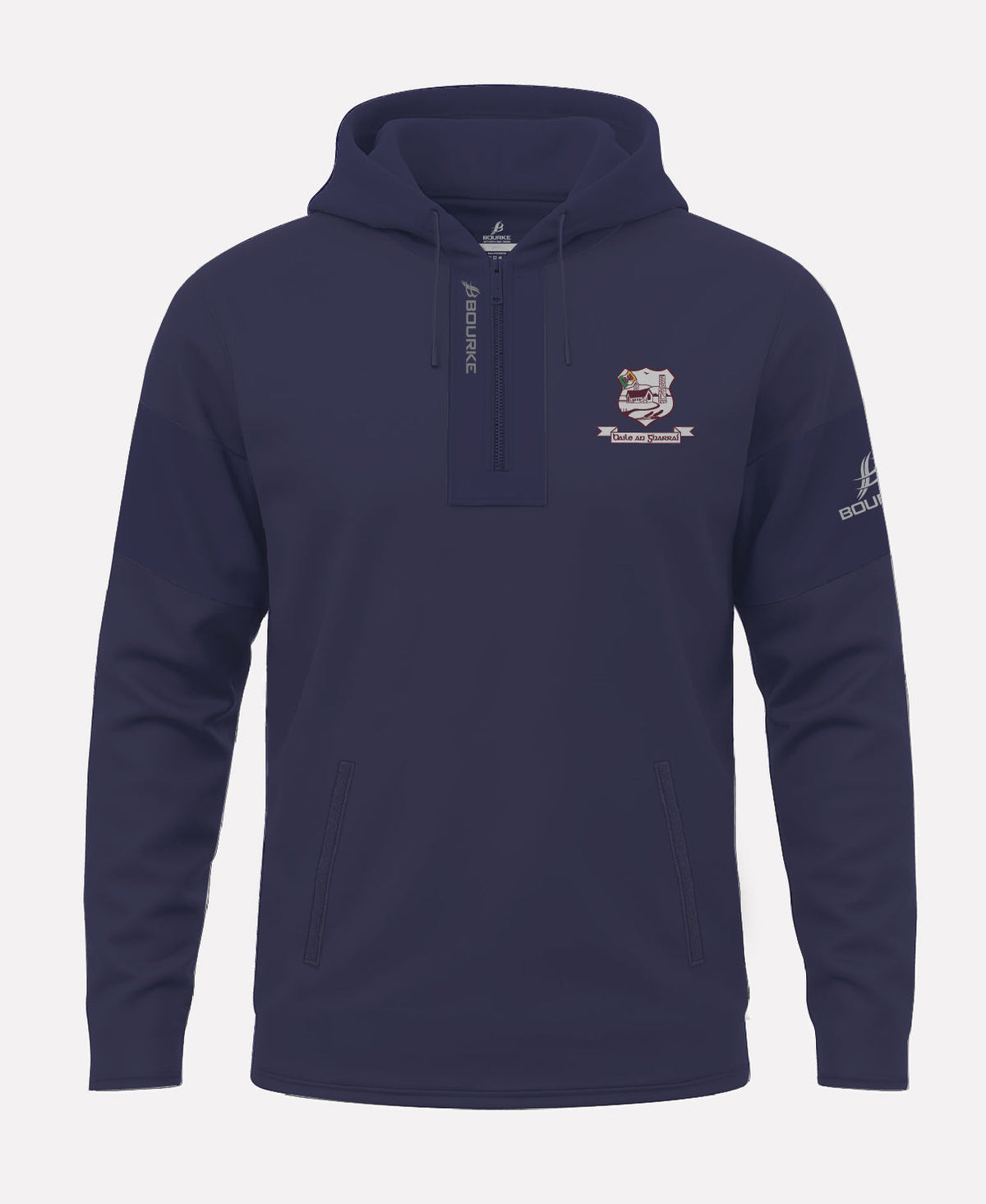 Ballingarry Camogie TEASRA Half Zip Hoodie (Navy)