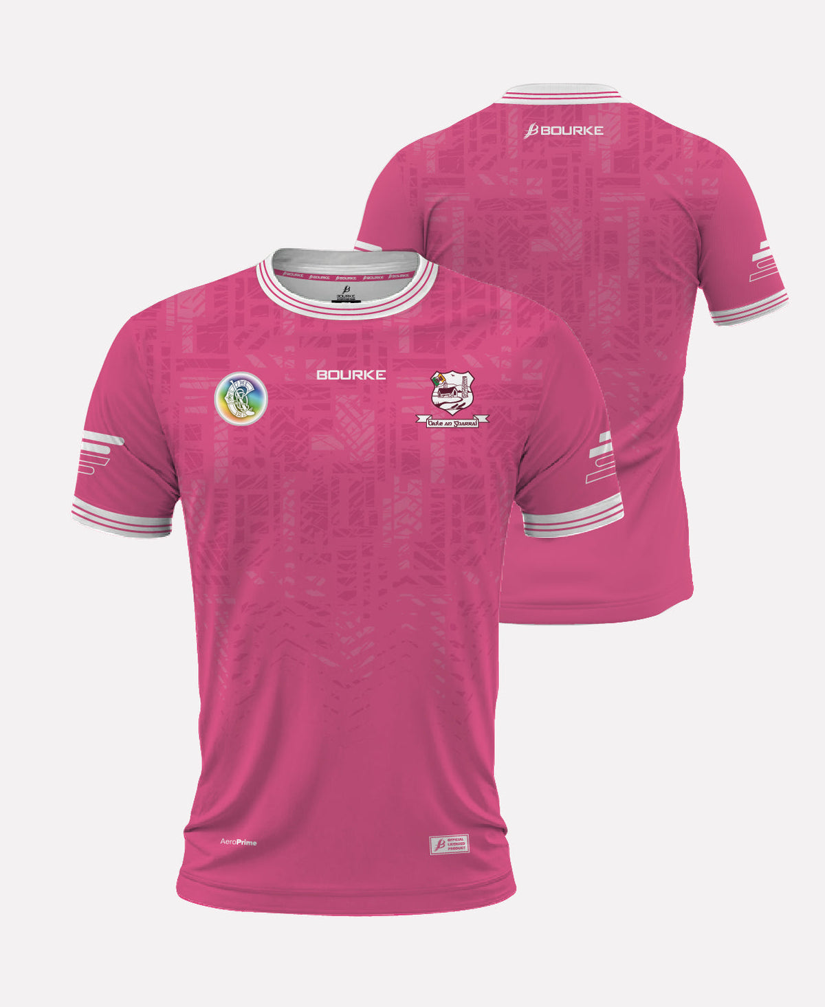 Ballingarry Camogie Training Jersey 26/27 (Pink/White)