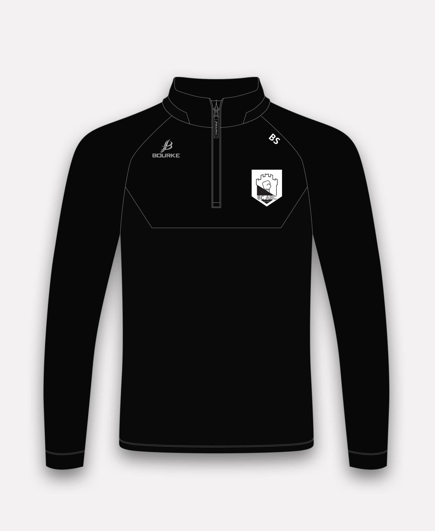 Ballycastle ABC BARR Half Zip (Black)