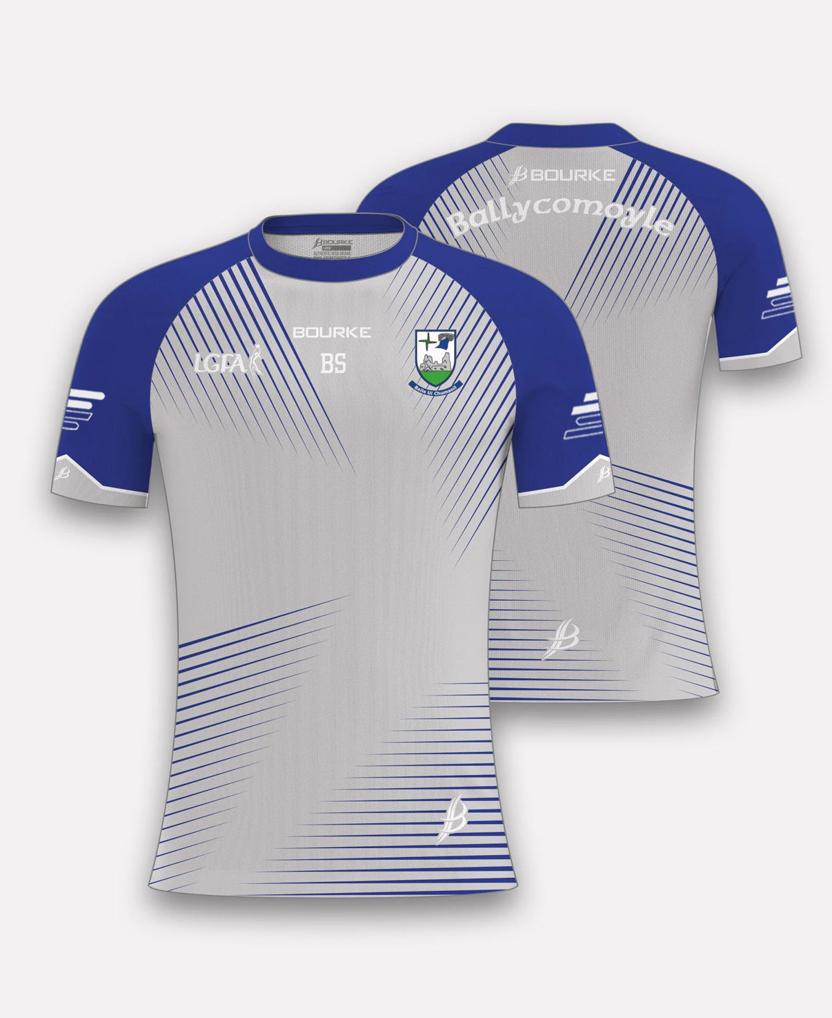 Ballycomoyle LGFA Training Jersey (Grey/Blue)