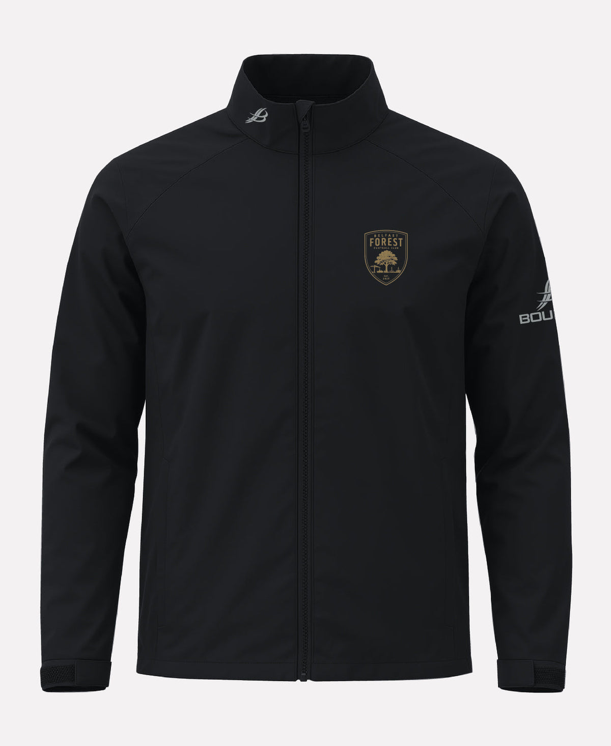 Belfast Forest FC TEASRA Waterproof Jacket (Black)