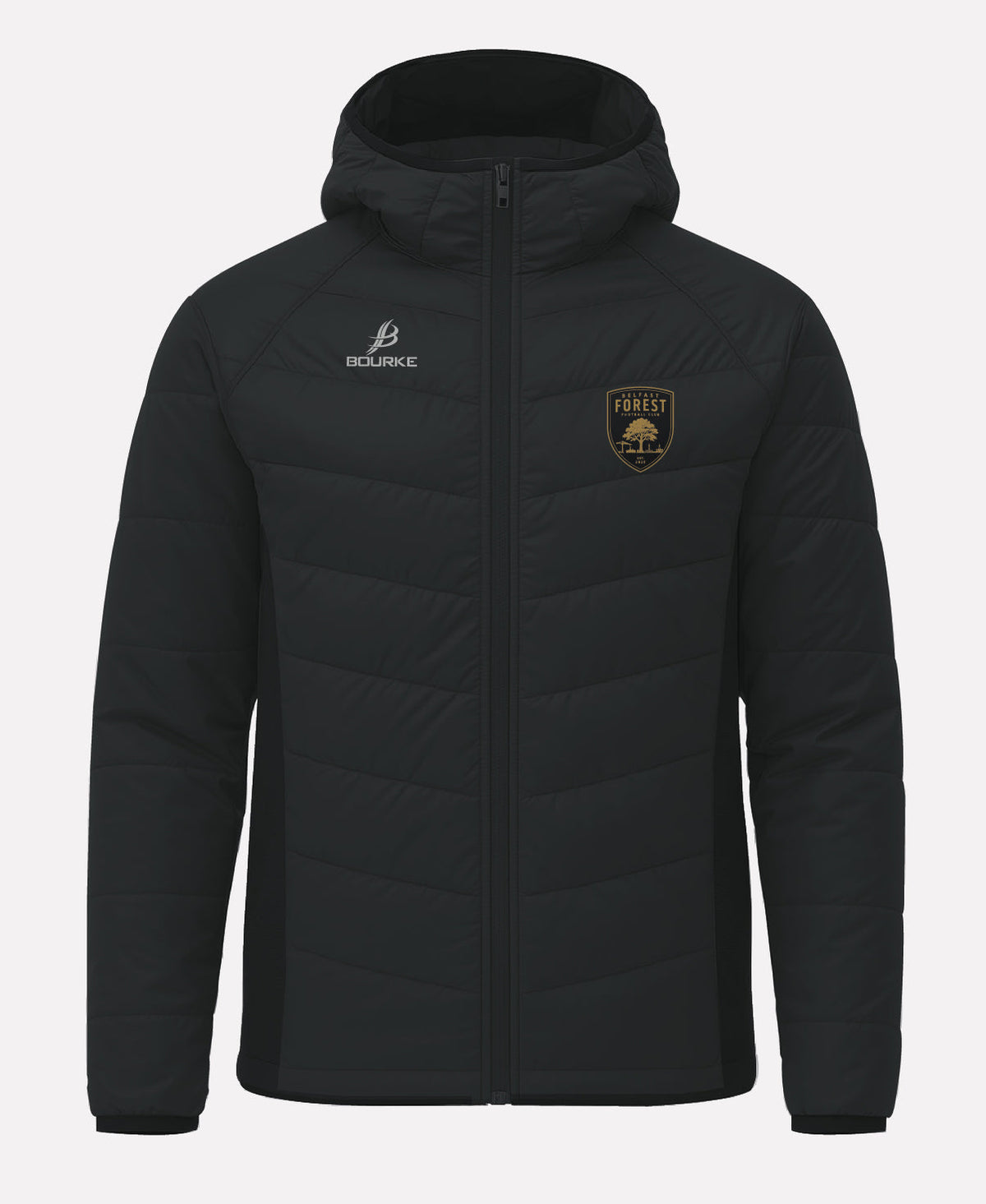 Belfast Forest FC FORTIS Hooded Jacket (Black)