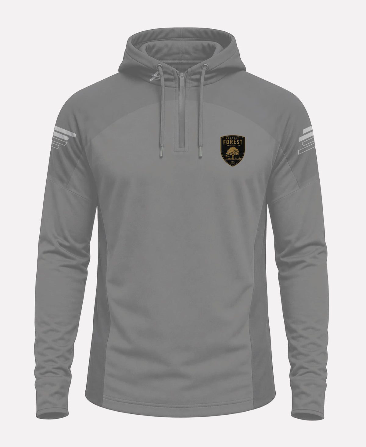 Belfast Forest FC SORA Half Zip Hoodie (Grey)