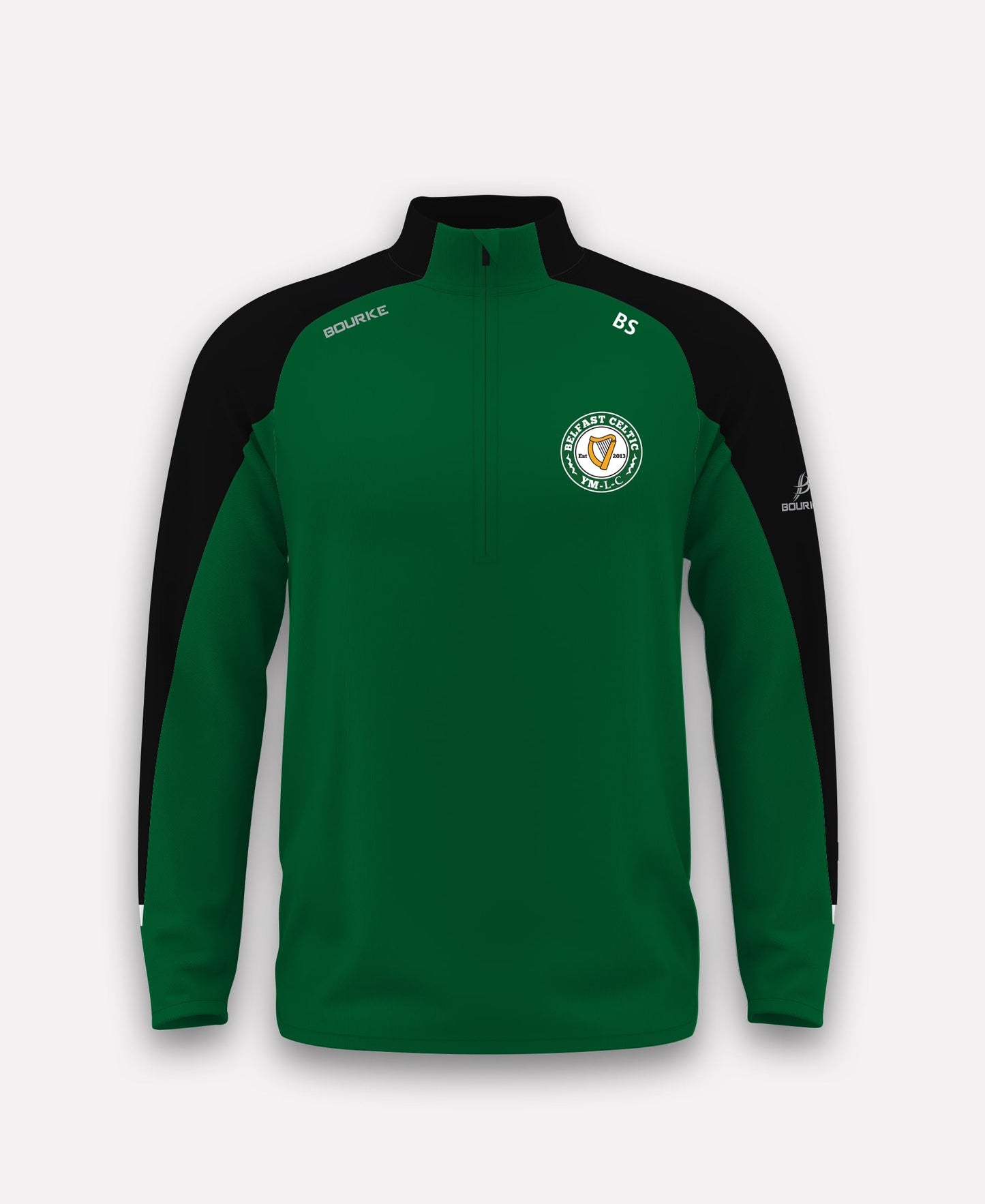 Belfast Celtic FORTIS Half Zip (Green/Black)