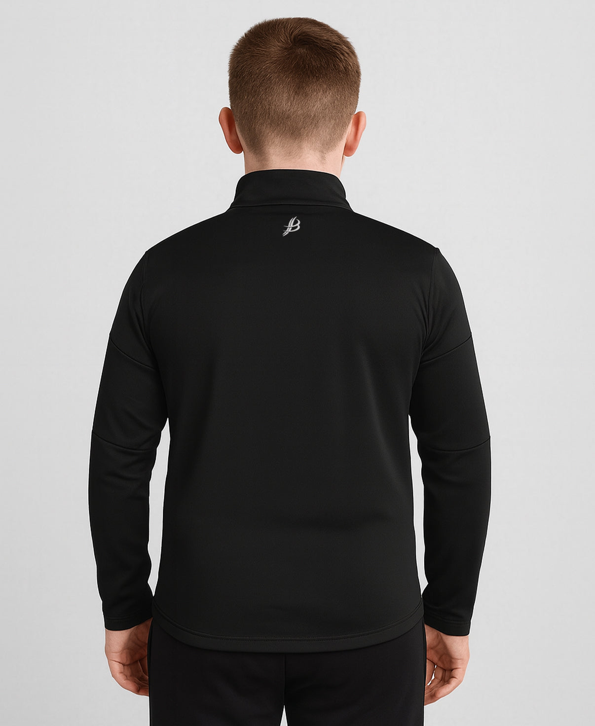 TEASRA Kids Half Zip (Black)