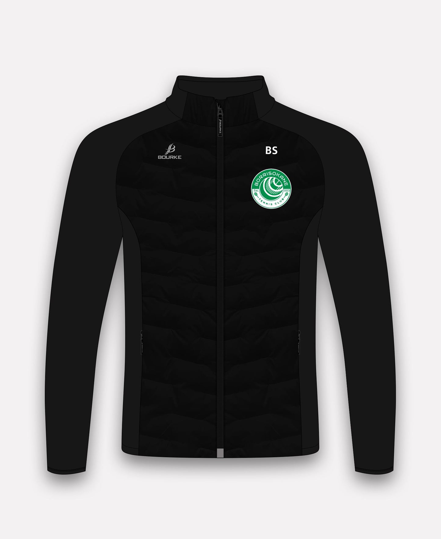 Borrisokane Tennis Club Croga Hybrid Jacket (Black)