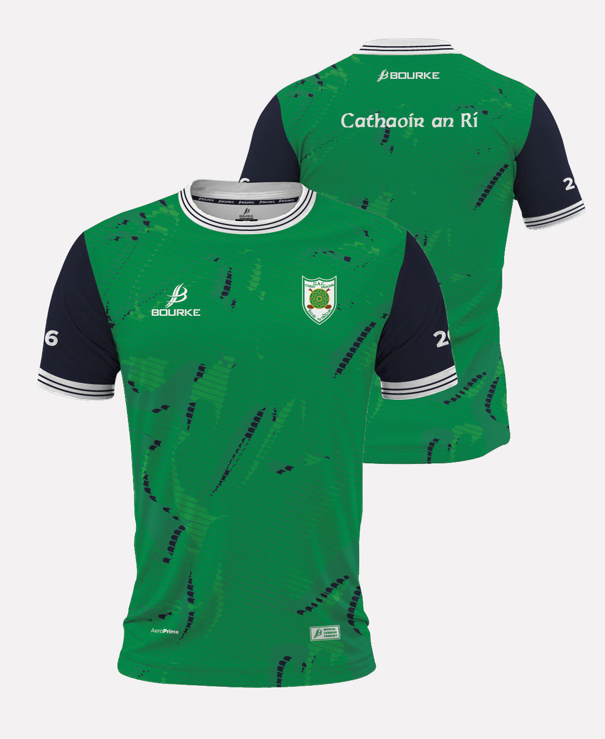 Carey Faughs Training Jersey 26/27 (Green/Navy/White)