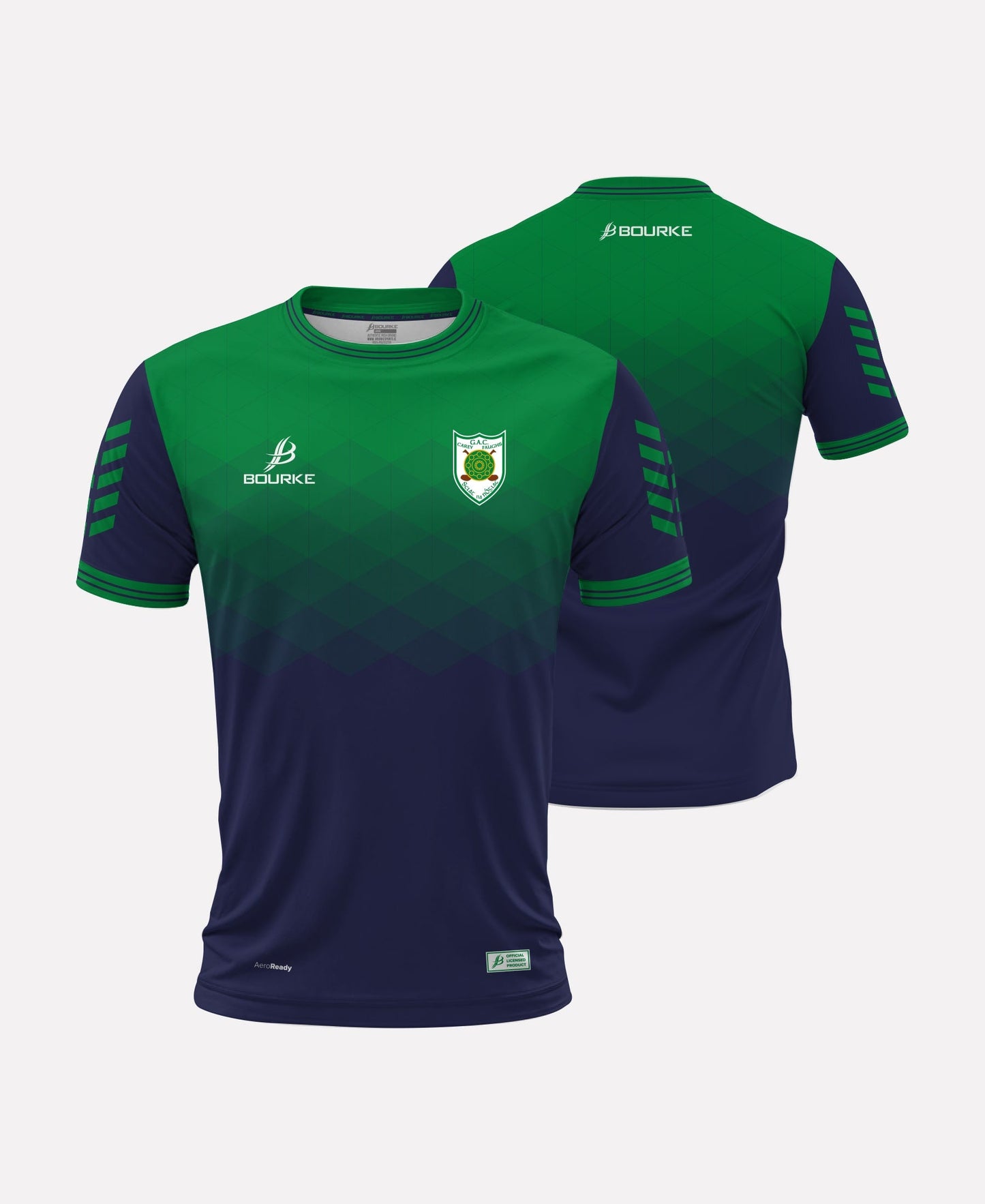 Carey Faughs Jersey (Green/Navy)