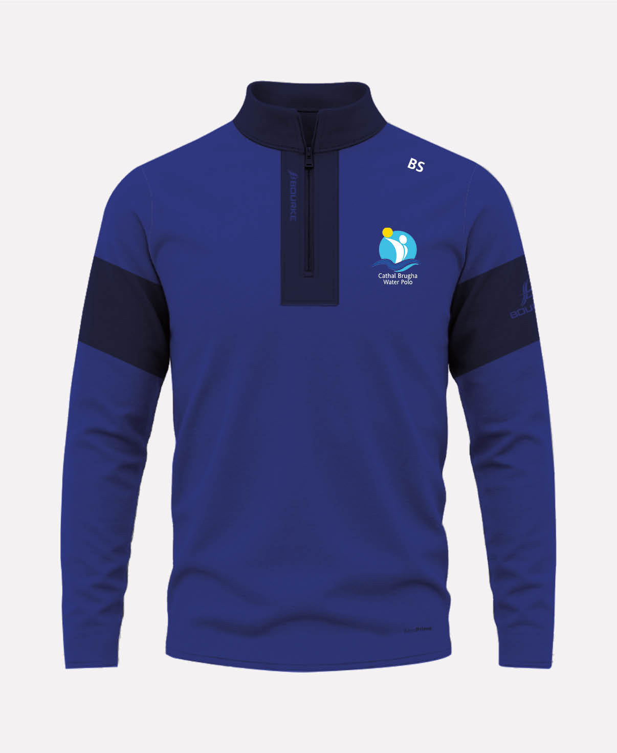 Cathal Brugha Water Polo TEASRA Half Zip (Navy/Blue)