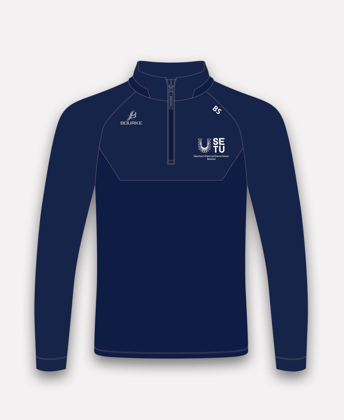 Department of Sport and Exercise Science SETU BARR Half Zip (Navy)