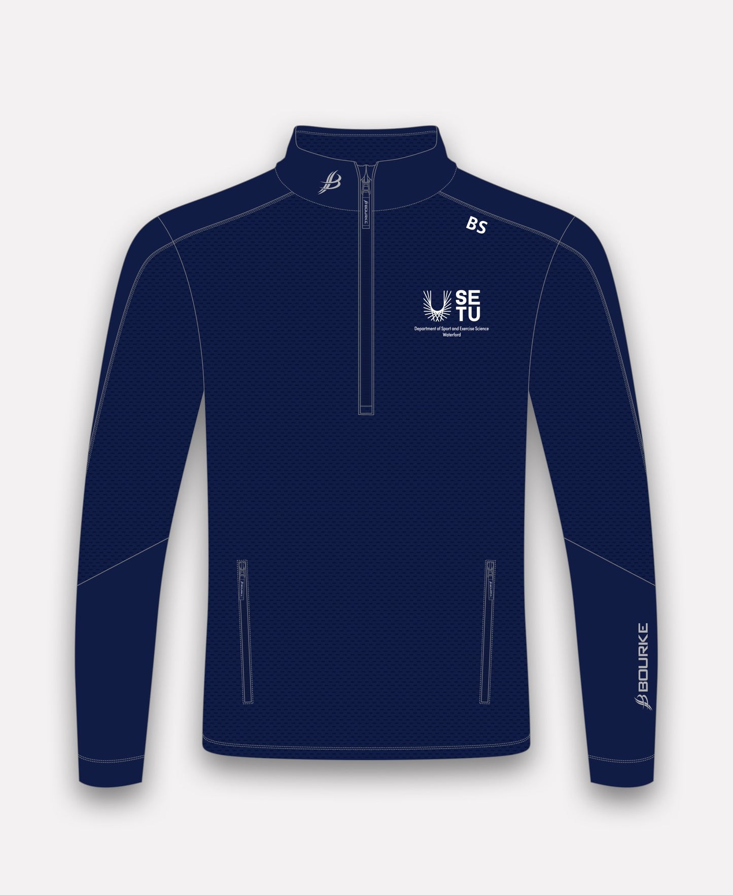 Department of Sport and Exercise Science SETU Croga Half Zip (Navy)