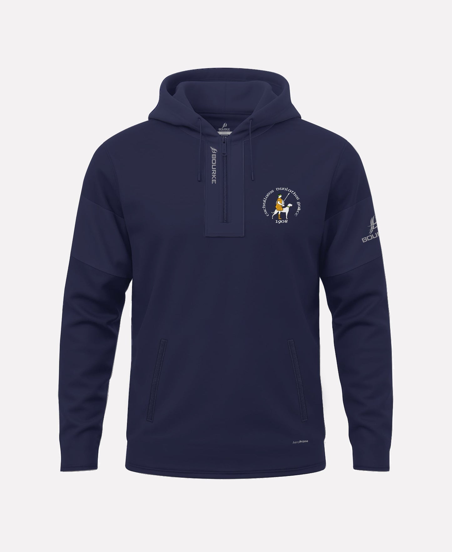 Dunloy Cuchullains TEASRA Half Zip Hoodie (Navy)