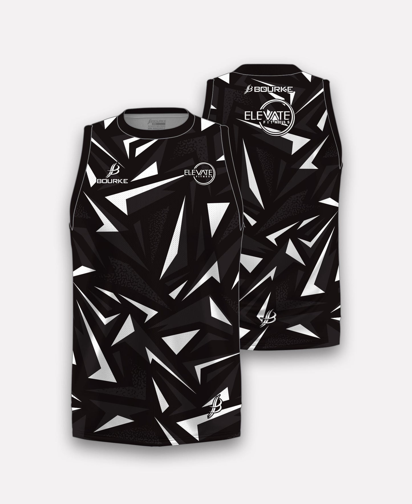 Elevate Fitness Singlet (Black) 2025