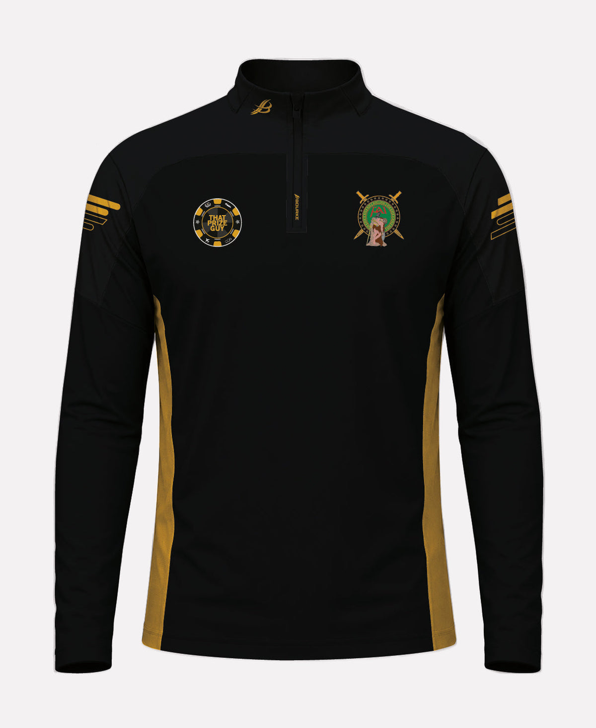 Fight Academy Ireland SORA Half Zip (Black/Amber)