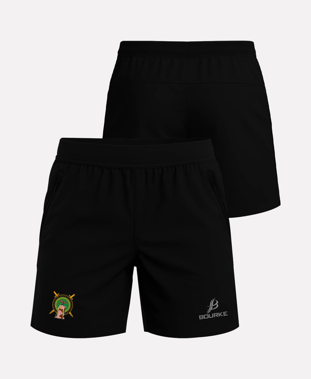 Fight Academy Ireland FORTIS Gym Shorts (Black)