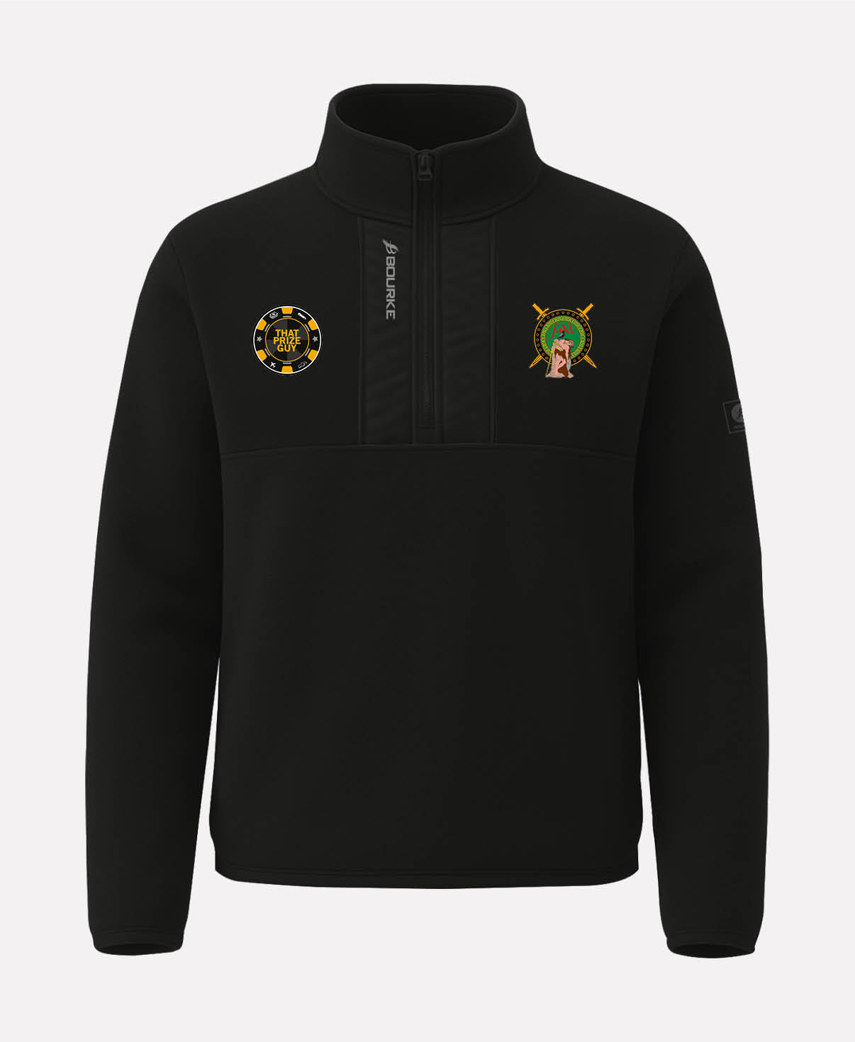 Fight Academy Ireland TEASRA Half Zip Fleece (Black)