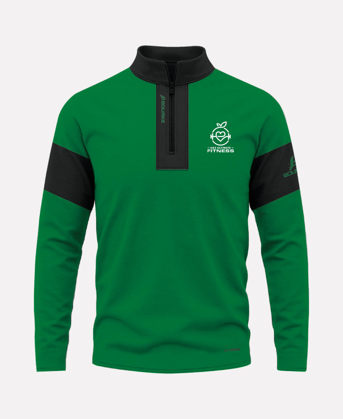 G&S Ultimate Fitness TEASRA Half Zip (Black/Green)
