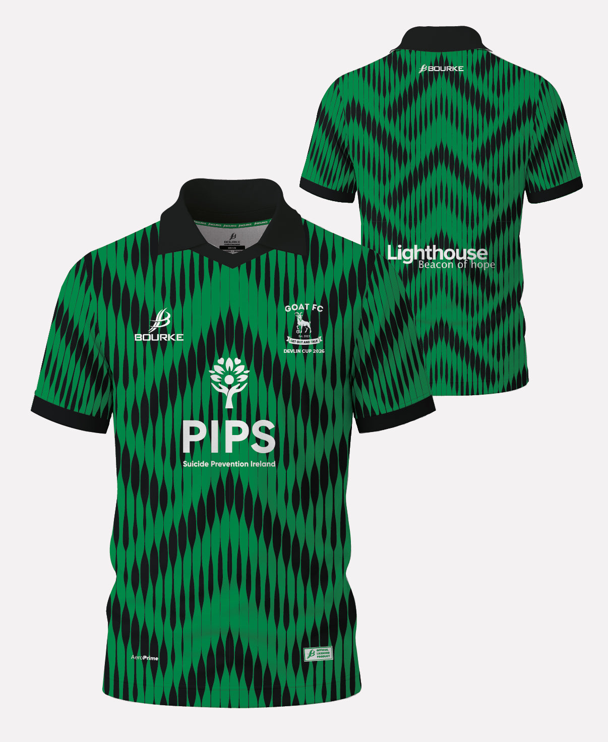 Get Out And Talk FC HOME Jersey (Green)