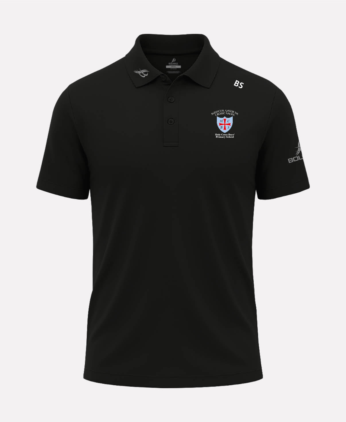 Holy Cross Boys PS FORTIS Polo Shirt (Black)