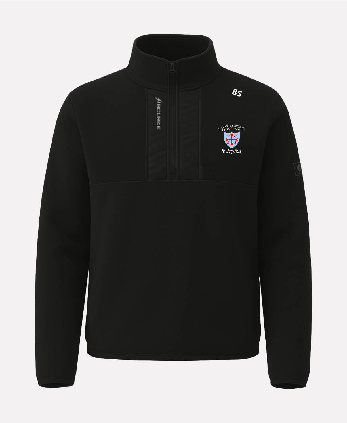 Holy Cross Boys PS TEASRA Half Zip Fleece (Black)