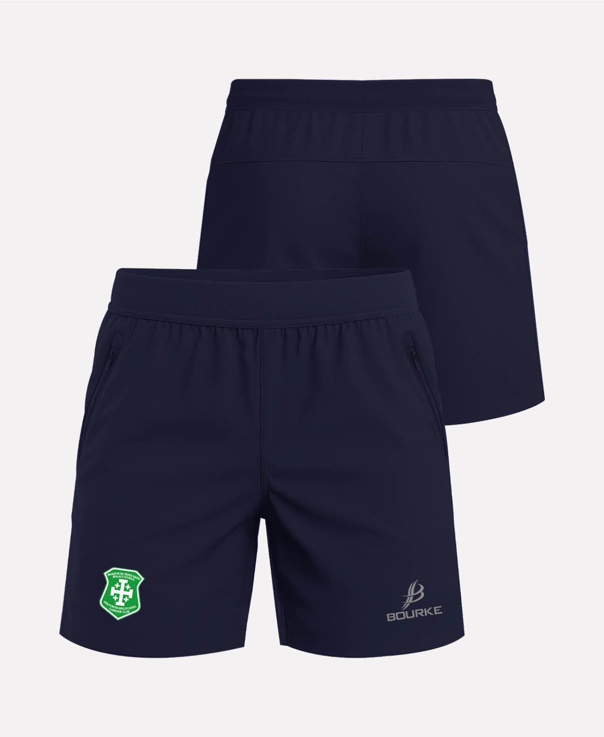 Holycross Ballycahill Camogie FORTIS Gym Shorts (Navy)