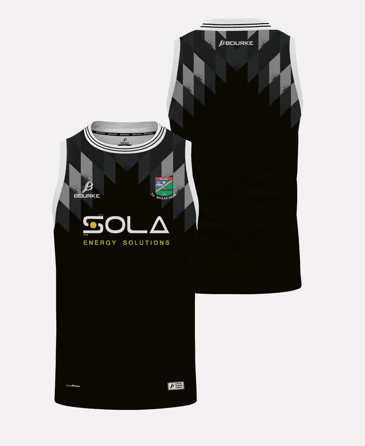 JK Brackens GAA Singlet (Black/Grey/White)