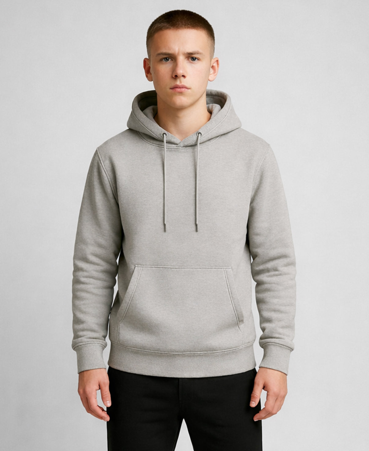 TEASRA Pullover Hoodie (Grey)