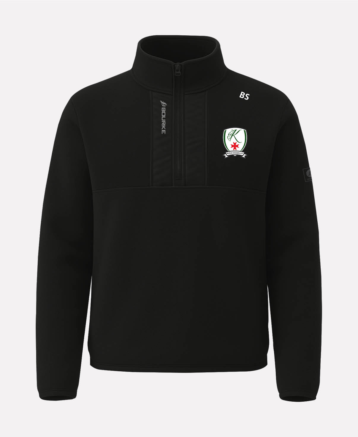 Kilfrush Crusaders FC TEASRA Half Zip Fleece (Black)