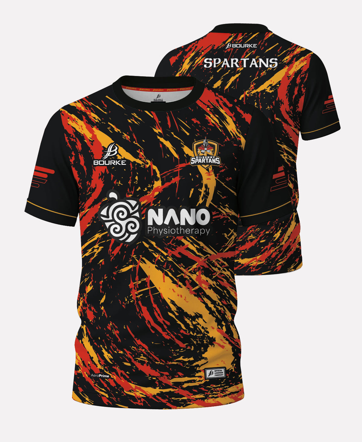 Kilkenny Spartans Volleyball Jersey (Black)