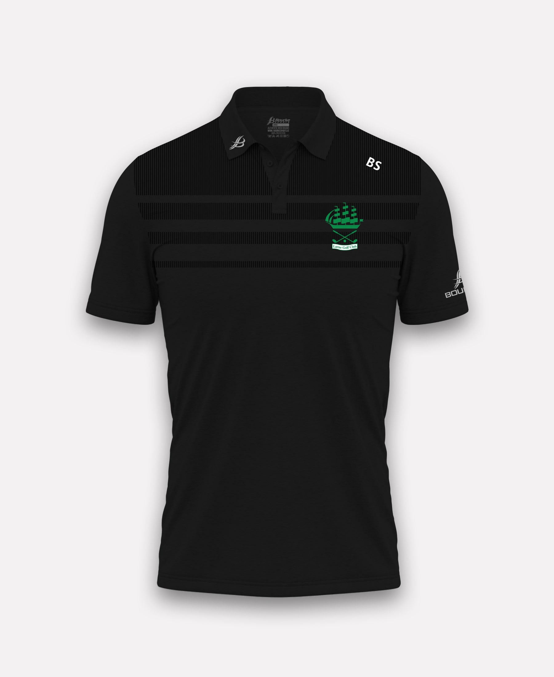 Larne Golf Club TACA Polo Shirt (Black)