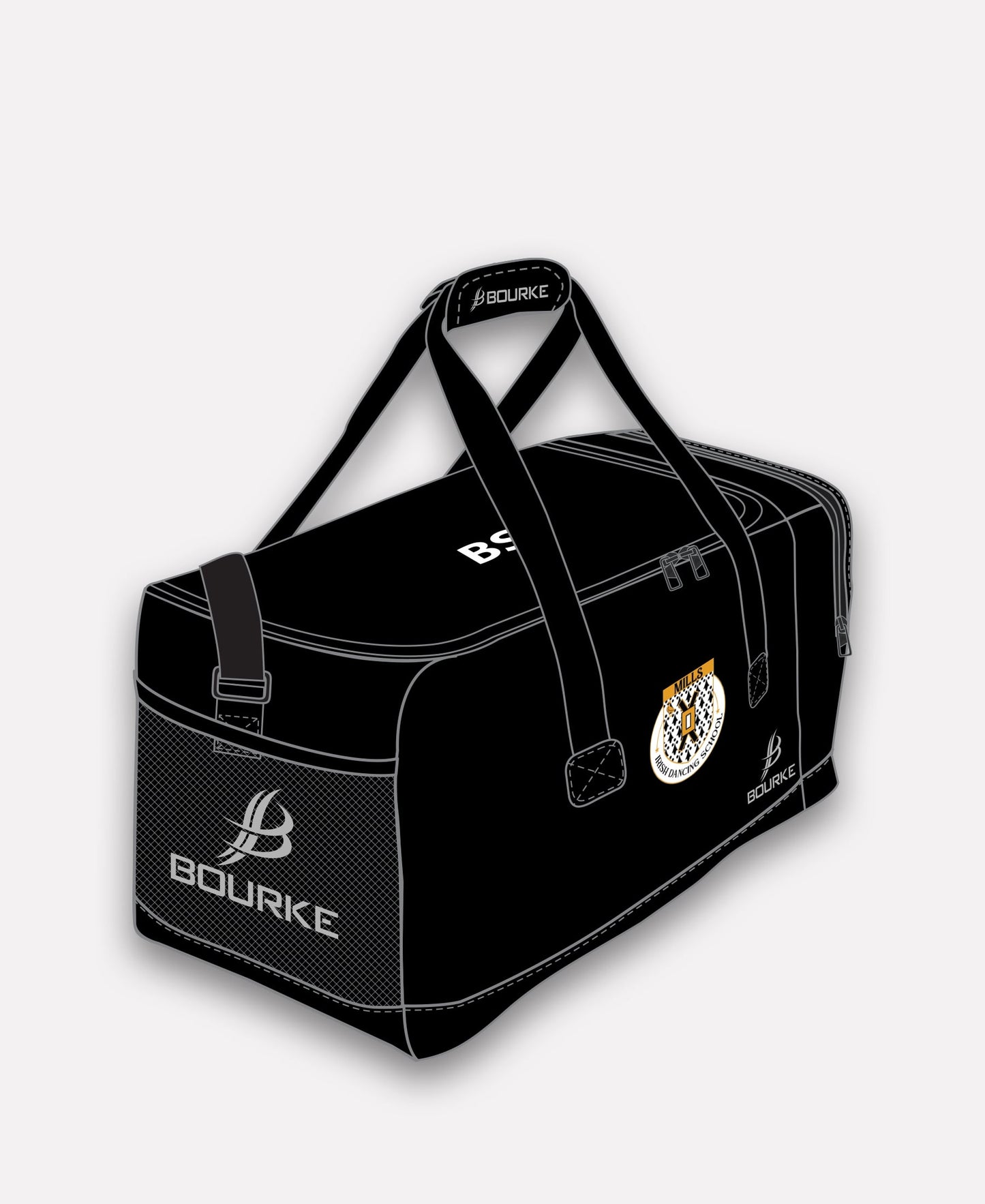 Mills Irish Dancing CROGA Gear Bag (Black)