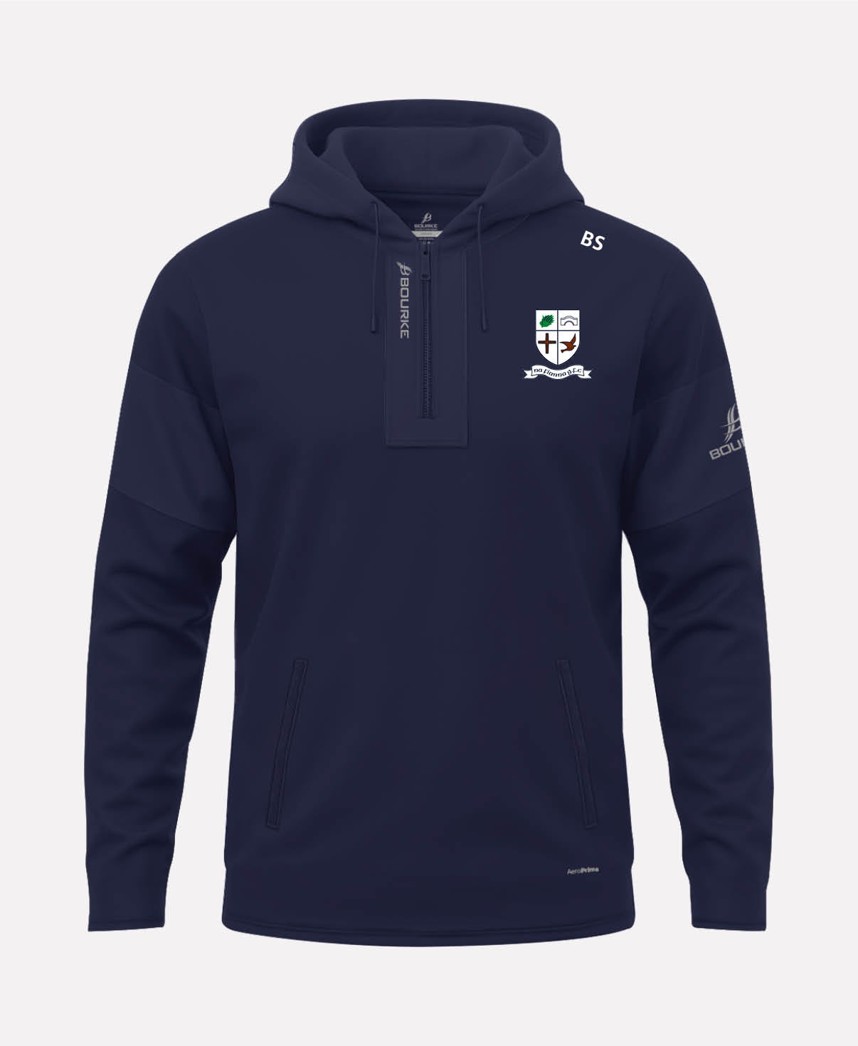 Na Fianna LGFA TEASRA Half Zip Hoodie (Navy)