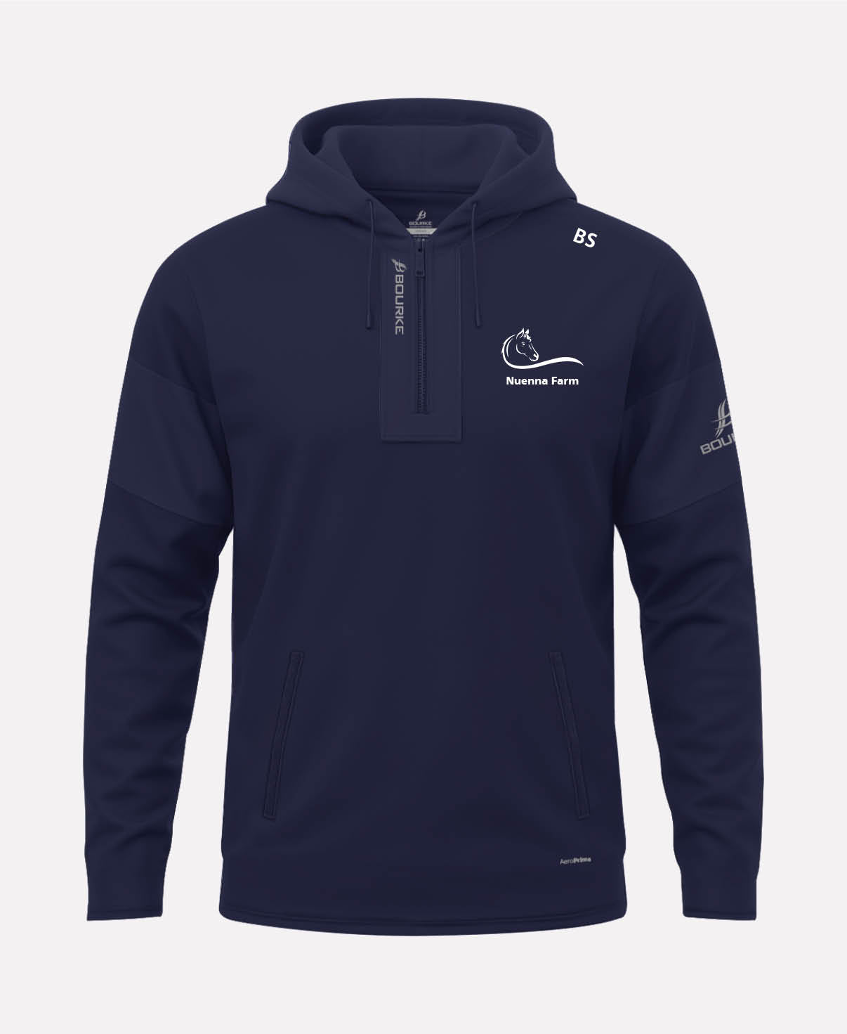 Nuenna Farm Equestrian Centre TEASRA Half Zip Hoodie (Navy)