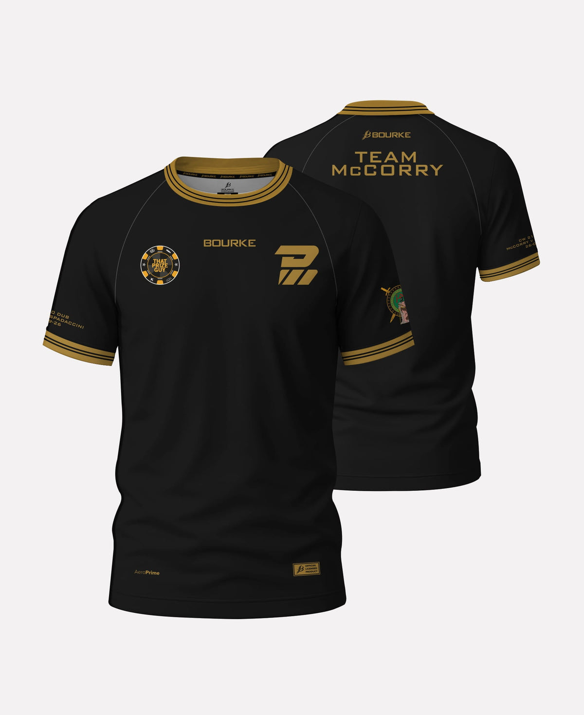 Team McCorry MMA SEPTEMBER26 Jersey (Black/Gold)