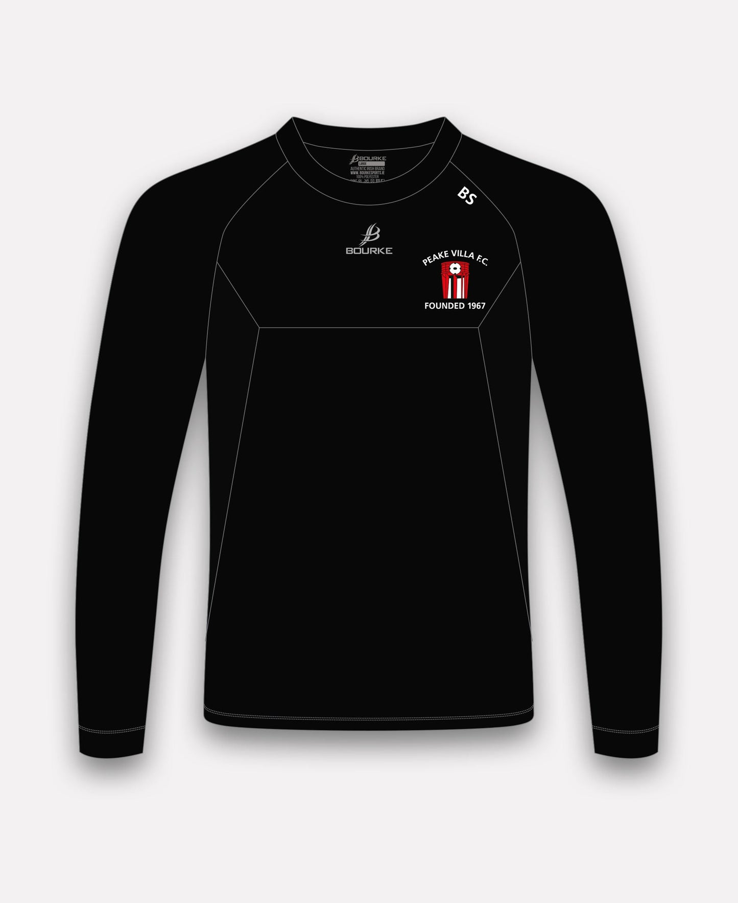 Peake Villa FC BARR Crew Neck (Black)