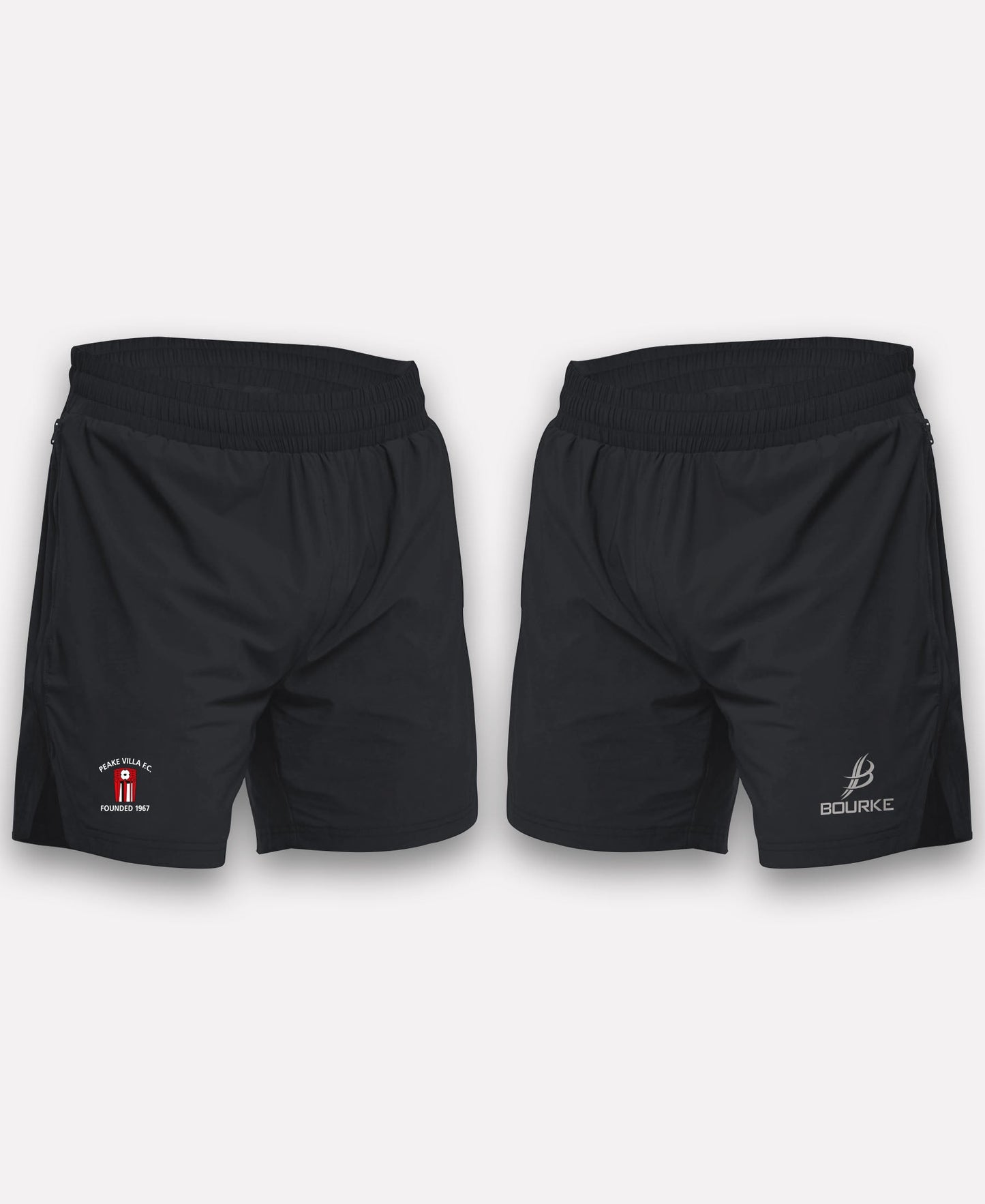 Peake Villa FC BARR Gym Shorts (Black)