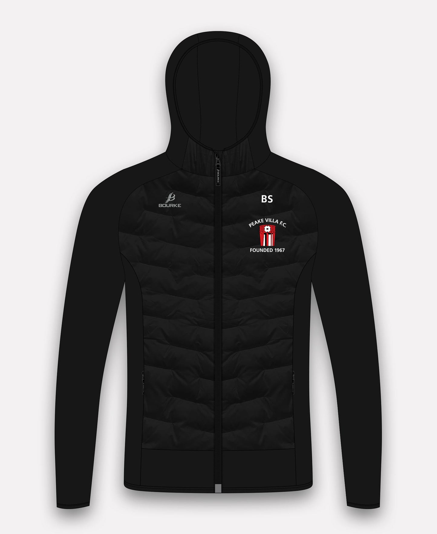 Peake Villa FC Croga Ladies Hybrid Jacket (Black)
