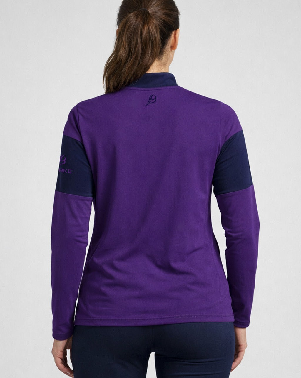 TEASRA Adult Half Zip (Navy/Purple)