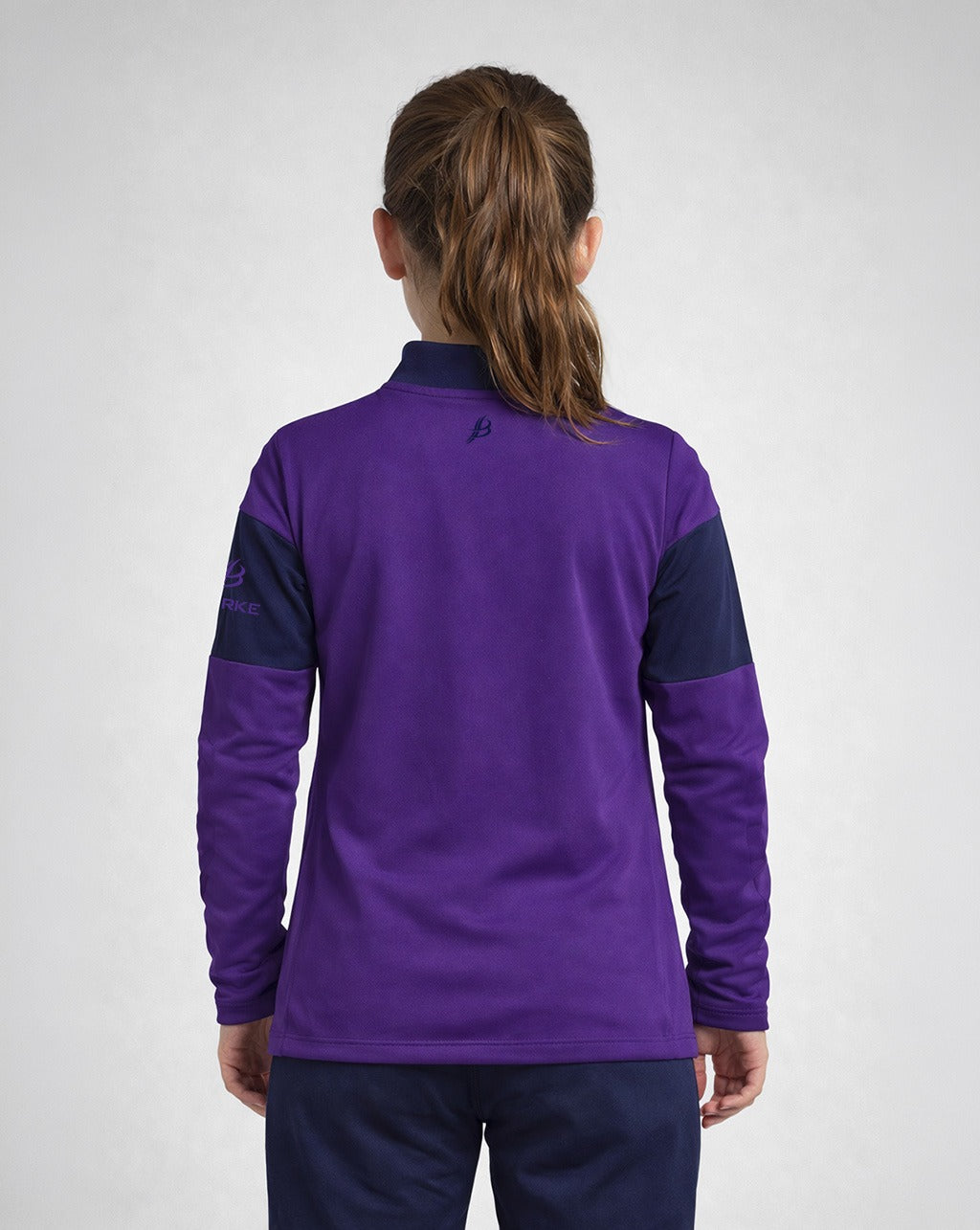 TEASRA Kids Half Zip (Navy/Purple)