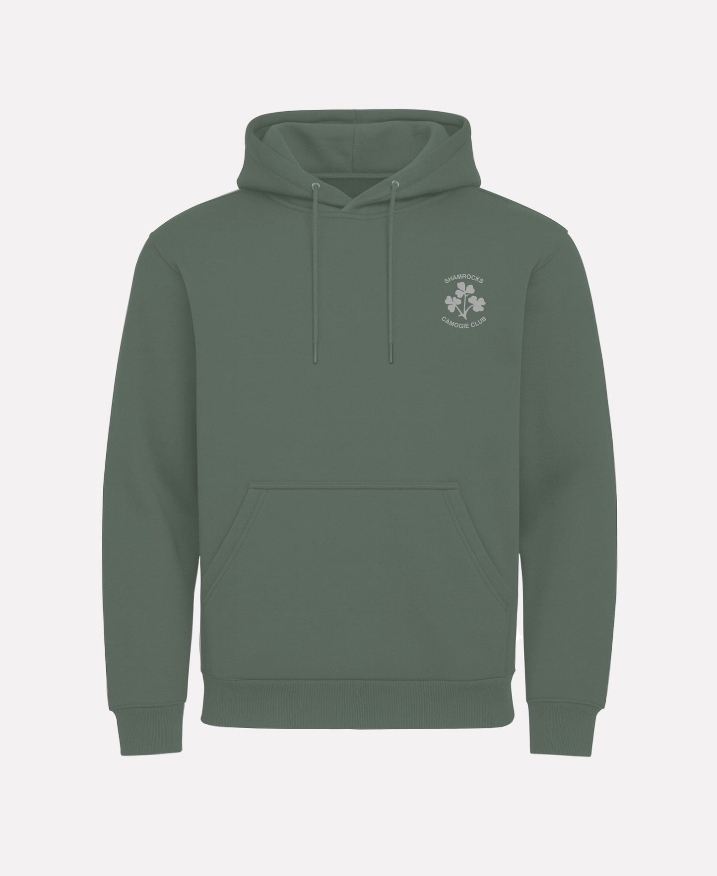 Shamrocks Camogie Galway TEASRA Pullover Hoodie (Olive Green)