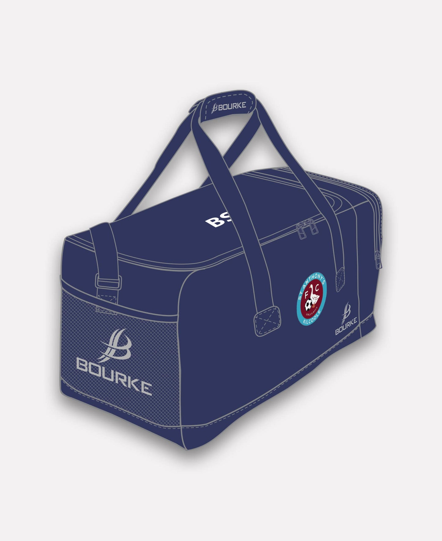 St Anthonys FC CROGA Gear Bag (Navy)