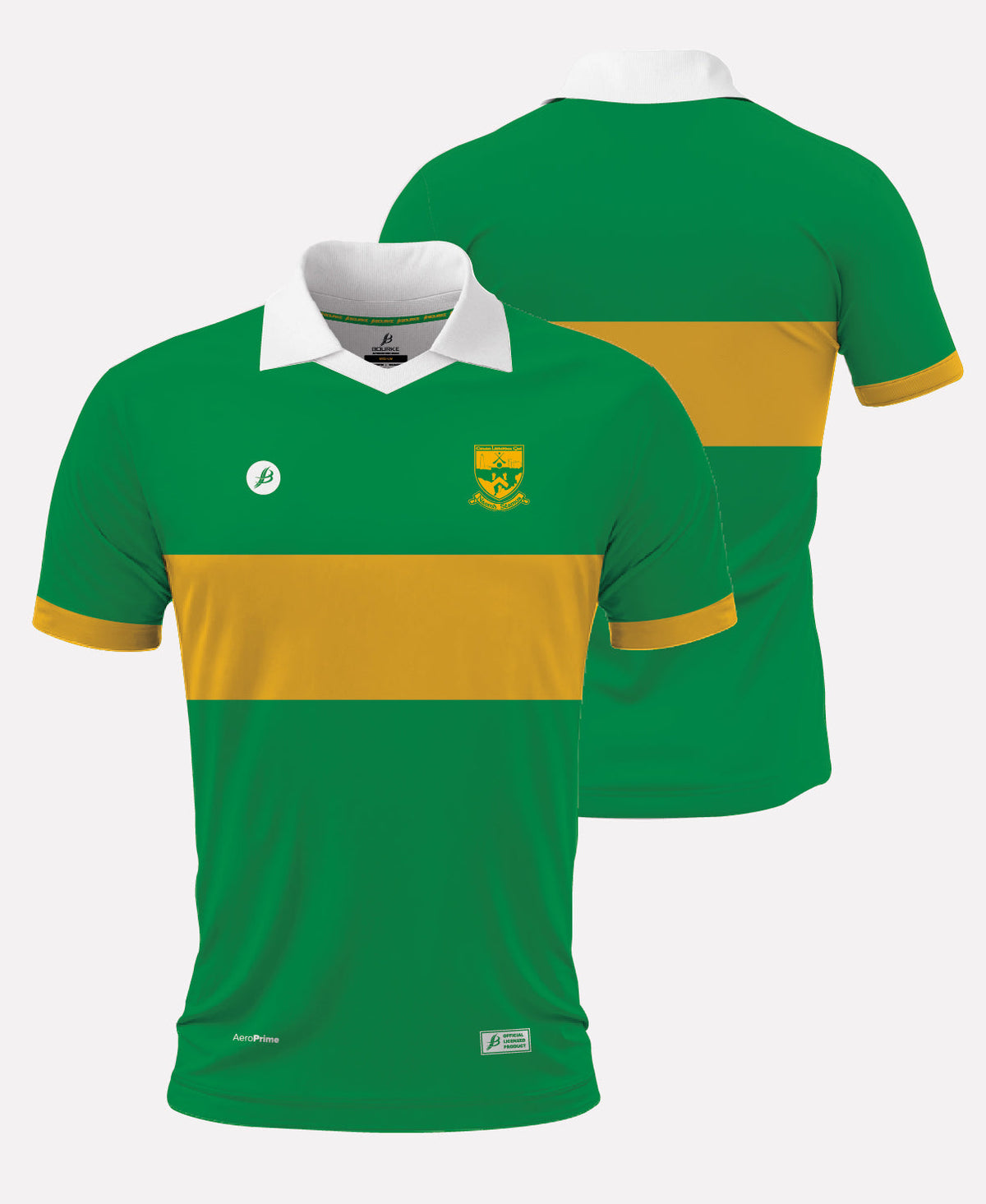 St James GAA RETRO Jersey 26/27 (Green/Amber)