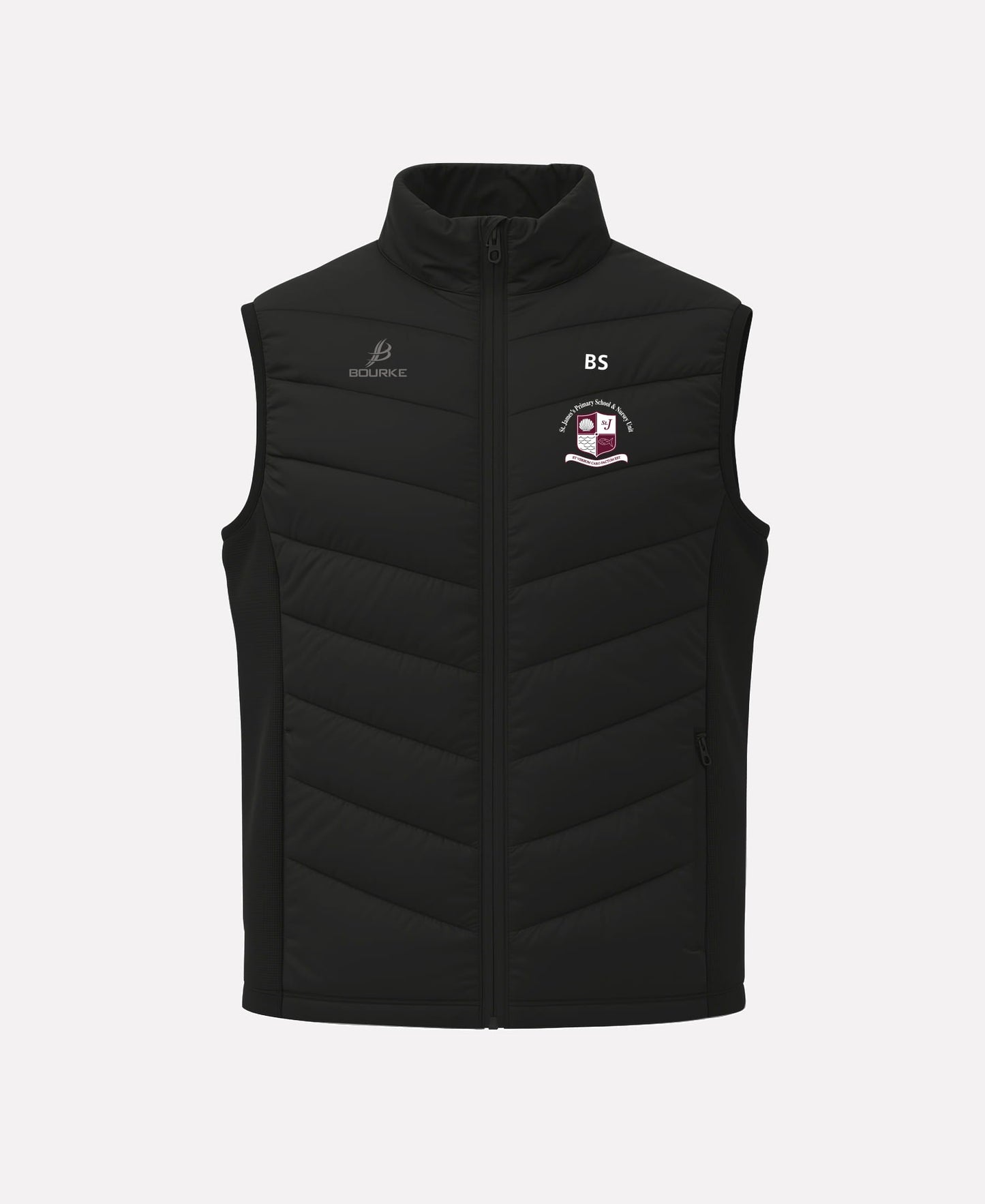 St James PS Rathcoole STAFF FORTIS Gilet (Black)