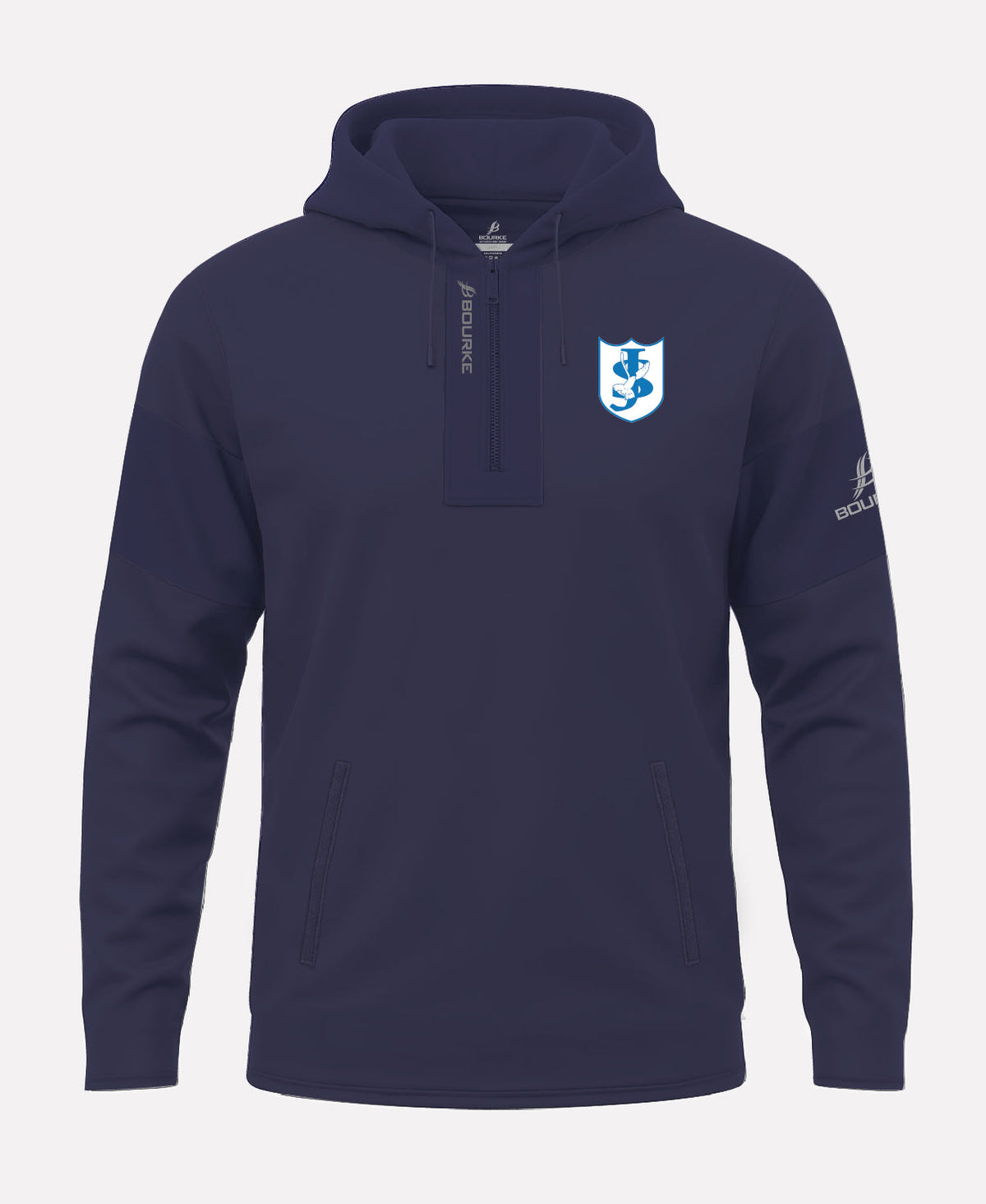 St Josephs PS Belfast STAFF TEASRA Half Zip Hoodie (Navy)
