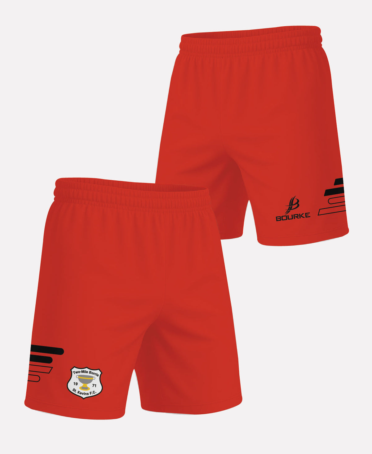 Two Mile Borris St Kevins FC Match Shorts 26/27 (Red)