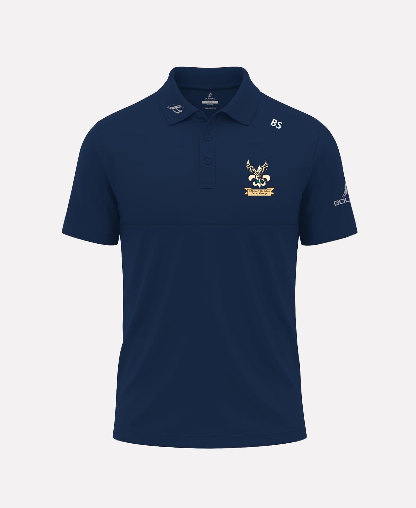 St Michaels Scouts FORTIS Polo Shirt (Navy)