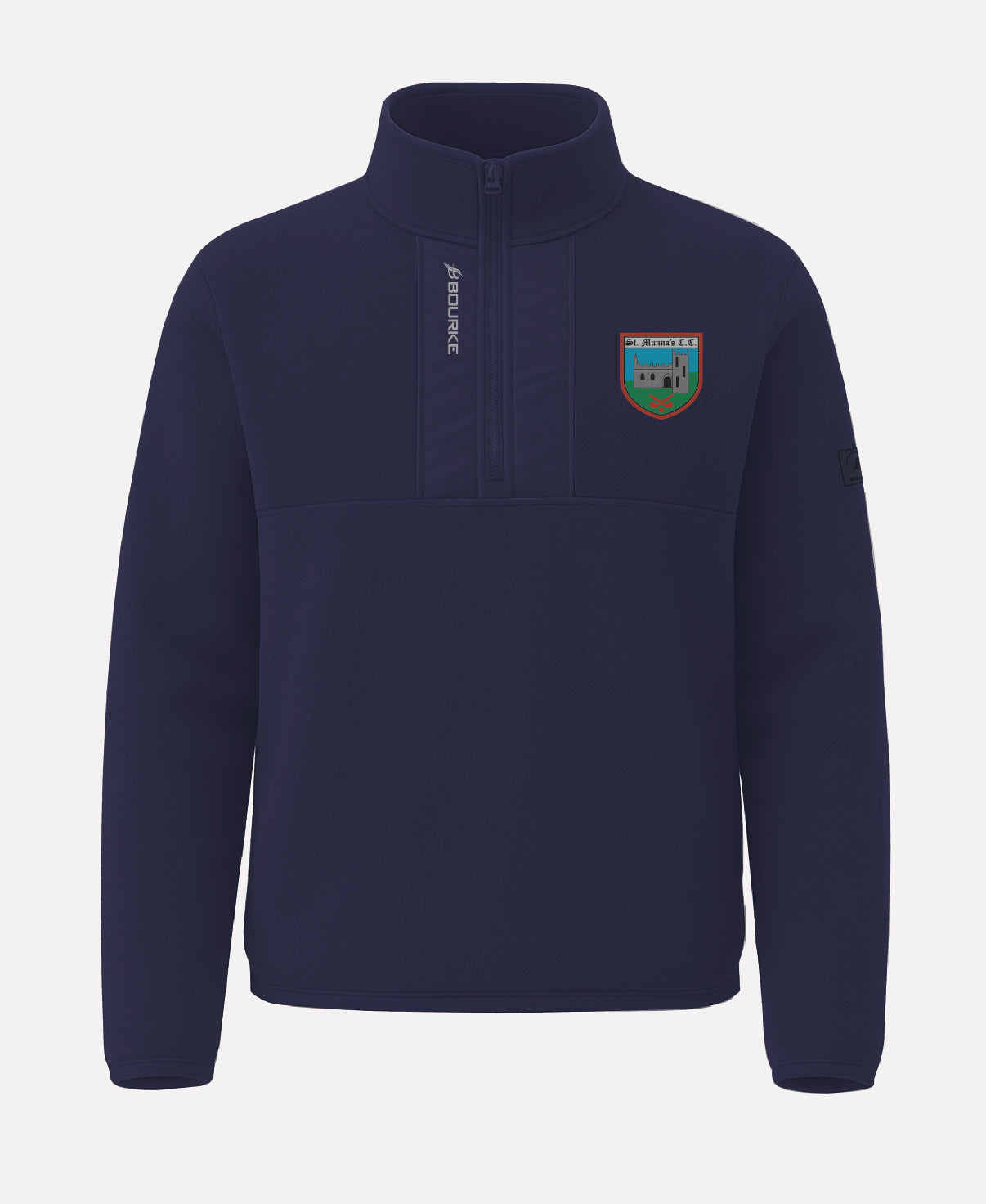 St Munnas Camogie Westmeath TEASRA Half Zip Fleece (Navy)